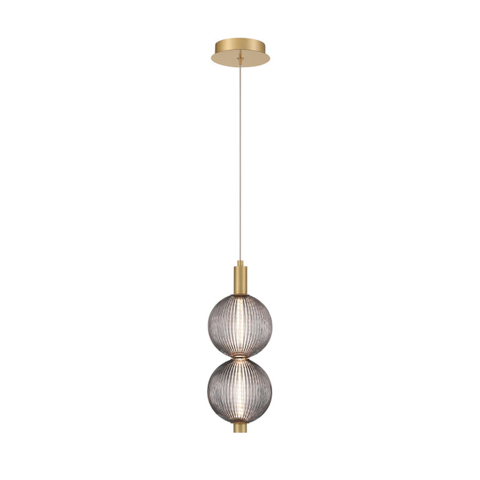 Eurofase 47190 Palmas 2-lt 16" Tall LED Pendant-Gold