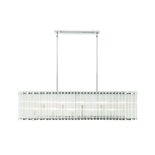 Eurofase 47240 Glasbury 10-lt 52" Chandelier - Polished Nickel