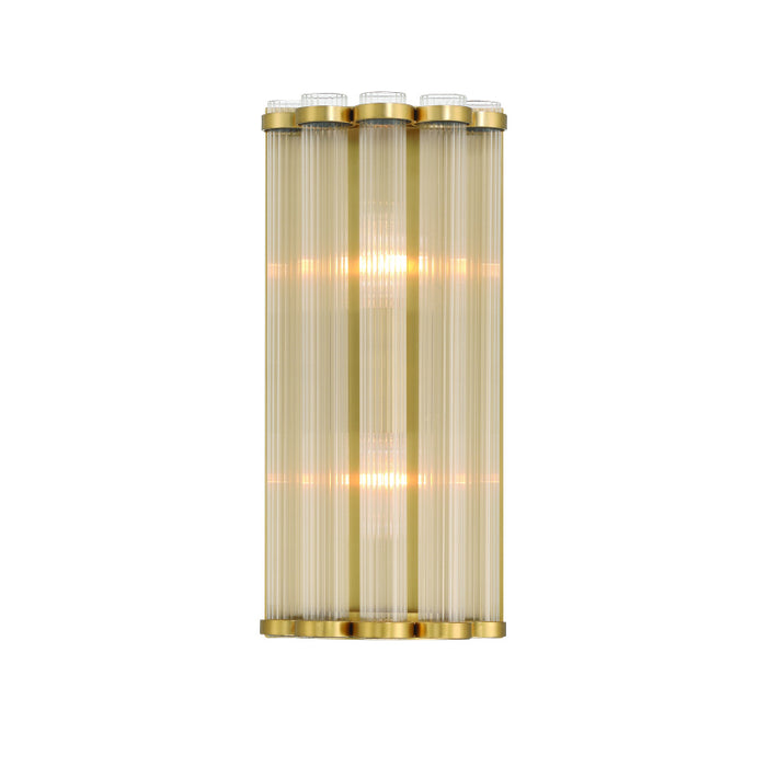 Eurofase 47241 Glasbury 2-lt 14" Tall Wall Sconce-Gold