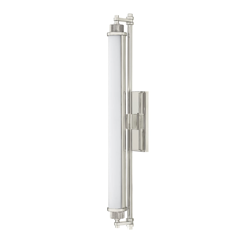 Hudson Valley 4728 Plandome 1-lt 28" Tall LED Bath Vanity - Polished Nickel