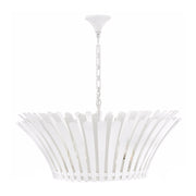 Hinkley 47695 Reina 8-lt 34" LED Tapered Chandelier - Textured Plaster