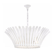 Hinkley 47695 Reina 8-lt 34" LED Tapered Chandelier - Textured Plaster