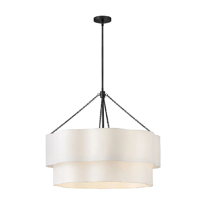 Hinkley 47735 Gwen 8-lt 32" LED Chandelier - Black
