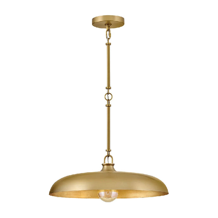 Hinkley 48167 Sadie 1-lt 18" LED Chandelier - Lacquered Brass with Lacquered Brass accents