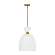 Hinkley 48347 Tallulah 1-lt 14" LED Pendant - Lacquered Brass