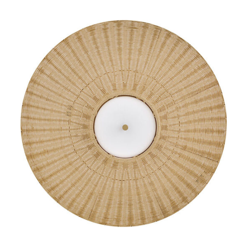 Hinkley 48457 Delia 4-lt 24" LED  Small Convertible Chandelier - Heritage Brass / Natural