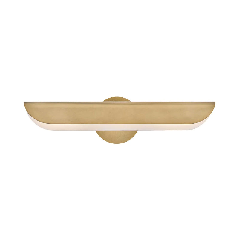 Hinkley 48524 Barrett 2-lt 20" LED Adjustable Accent Wall Light - Heritage Brass