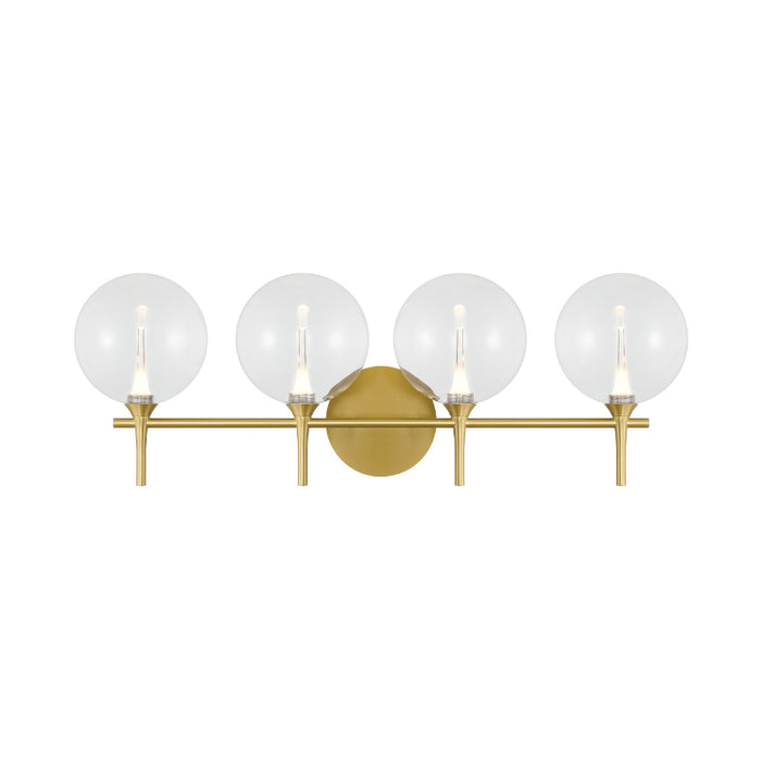 Eurofase 48916 Iissa 4-lt 30" LED Vanity Light - Clear Glass
