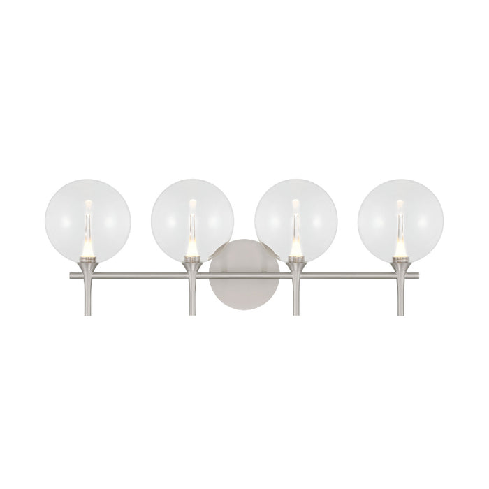Eurofase 48917 Iissa 4-lt 30" LED Vanity Light - Clear Glass