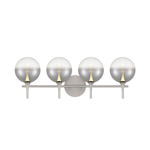 Eurofase 48917 Iissa 4-lt 30" LED Vanity Light - Smoke Glass