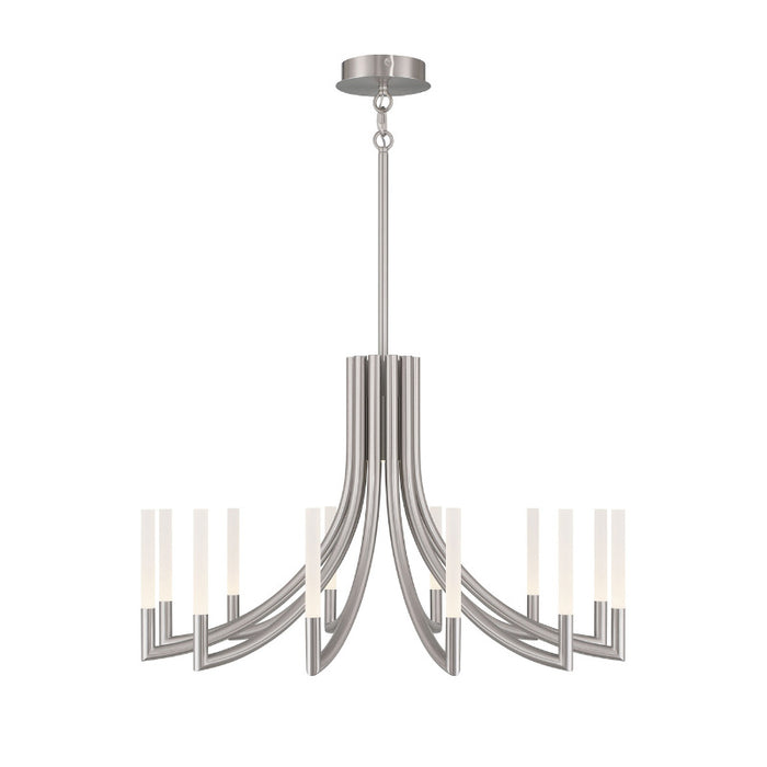 Eurofase 49011 Olette 12-lt 36" LED Chandelier - Brushed Nickel