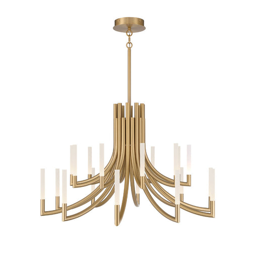 Eurofase 49012 Olette 20-lt 42" LED Chandelier - Gold