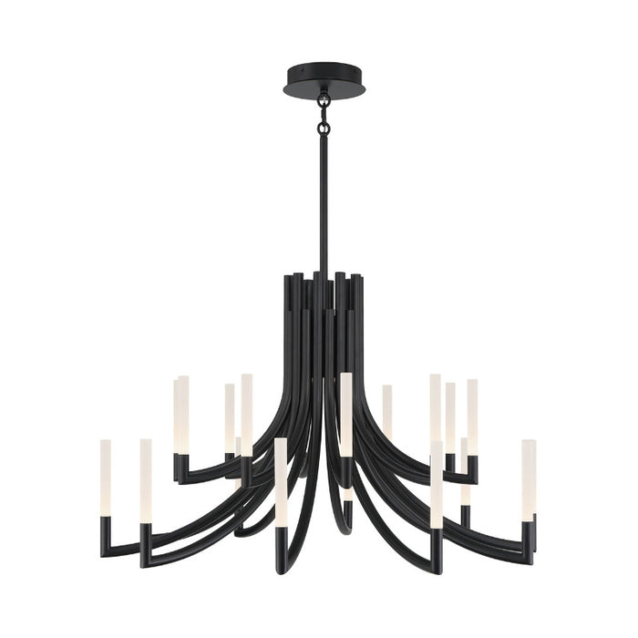 Eurofase 49012 Olette 20-lt 42" LED Chandelier - Matte Black