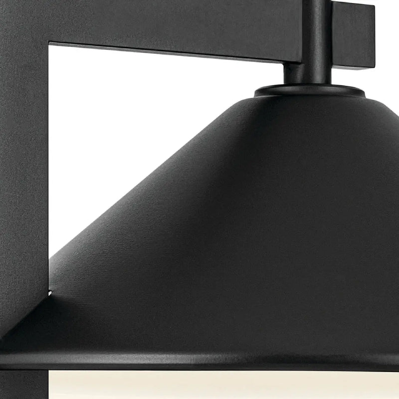 Kichler 49063 Ripley 1-lt 16" Outdoor Post Mount - Black