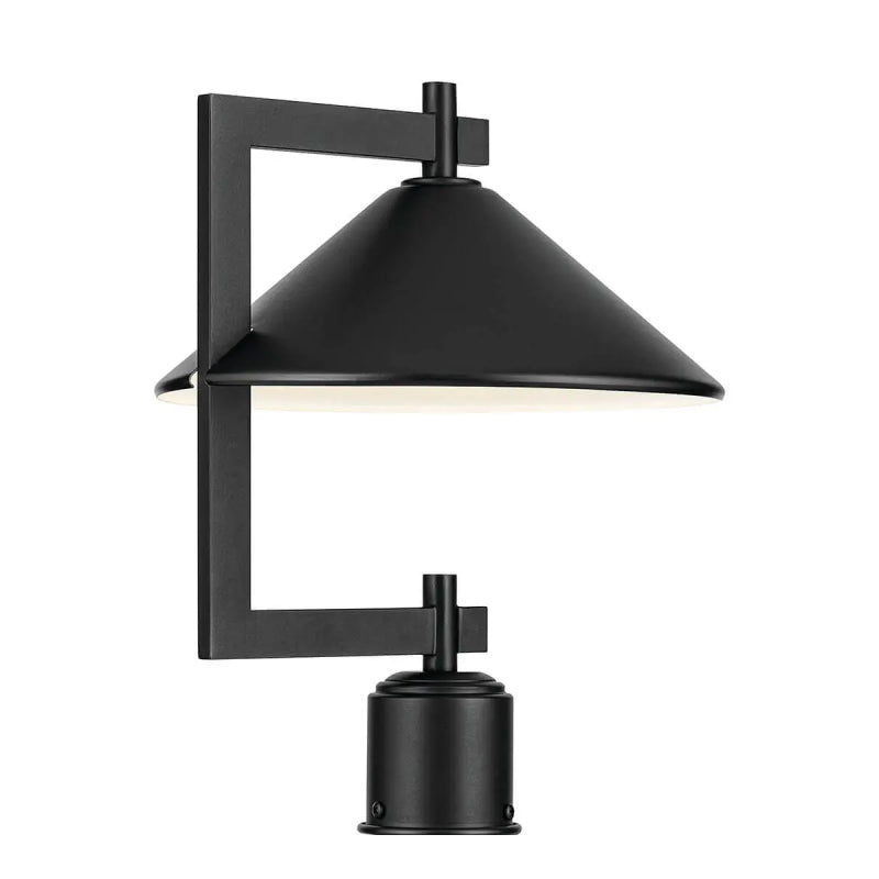 Kichler 49063 Ripley 1-lt 16" Outdoor Post Mount - Black