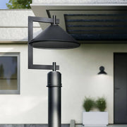 Kichler 49063 Ripley 1-lt 16" Outdoor Post Mount - Black