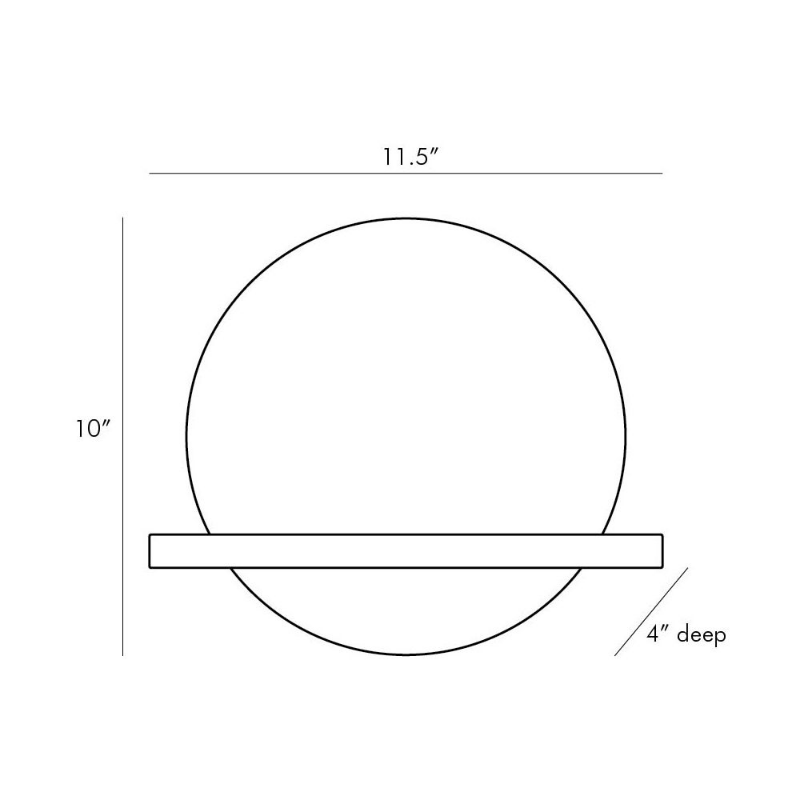Arteriors 49240 Savion 1-lt 12" Wall Sconce