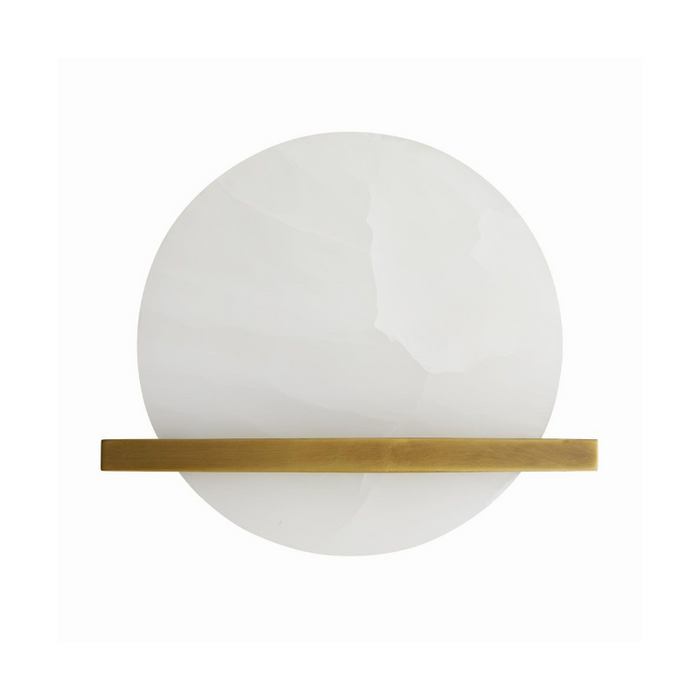 Arteriors 49240 Savion 1-lt 12" Wall Sconce - Antique Brass