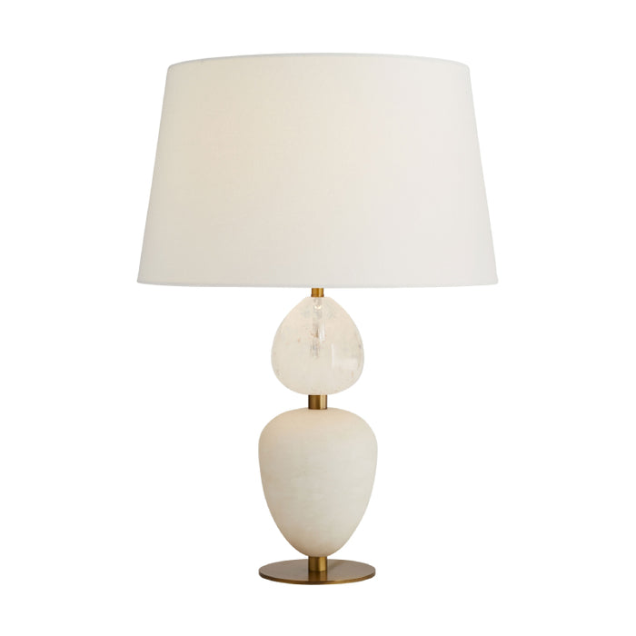 Arteriors PTC66 Aubrey 1-lt 27" Tall Table Lamp - White/Opal Swirl