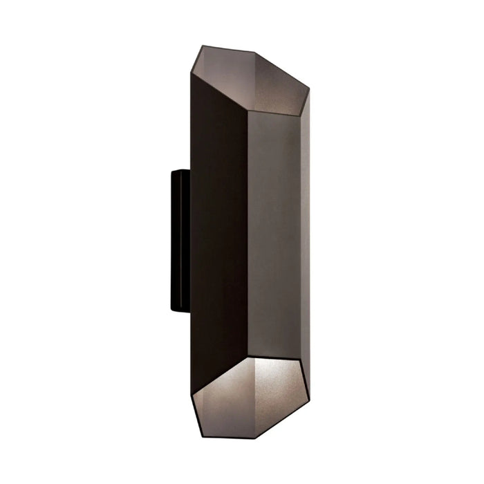 Kichler 49608 Estella 2-lt 17" Tall LED Outdoor Wall Light - Textured Architectural Bronze