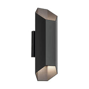 Kichler 49608 Estella 2-lt 17" Tall LED Outdoor Wall Light - Black