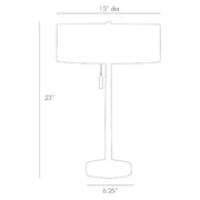 Arteriors 49675 Violetta 2-lt 23" Tall Table Lamp