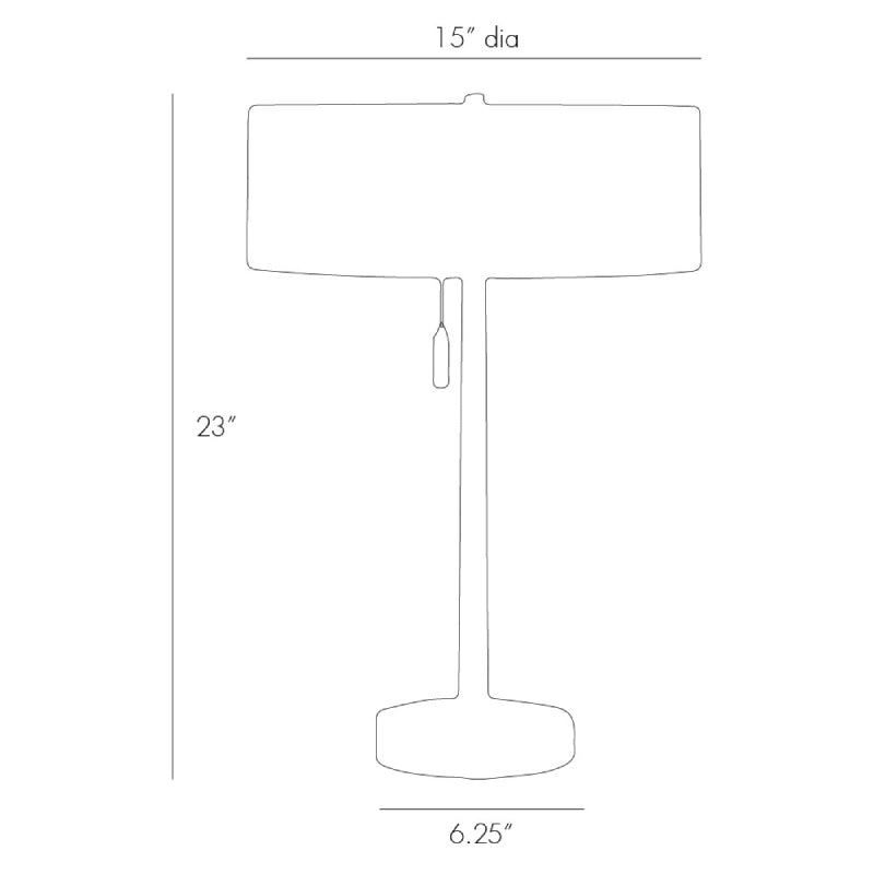 Arteriors 49675 Violetta 2-lt 23" Tall Table Lamp