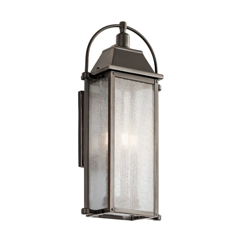 Kichler 49715 Harbor Row 3-lt 23" Tall Outdoor Wall Light - Olde Bronze
