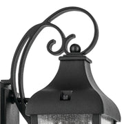 Kichler 49735 Forestdale 1-lt 15" Tall Outdoor Wall Light - Textured Black