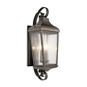 Kichler 49738 Forestdale 3-lt 31" Tall Outdoor Wall Light - Olde Bronze