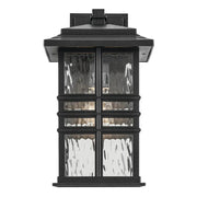 Kichler 49830 Beacon Square 1-lt 14" Tall Outdoor Wall Light - Textured Black