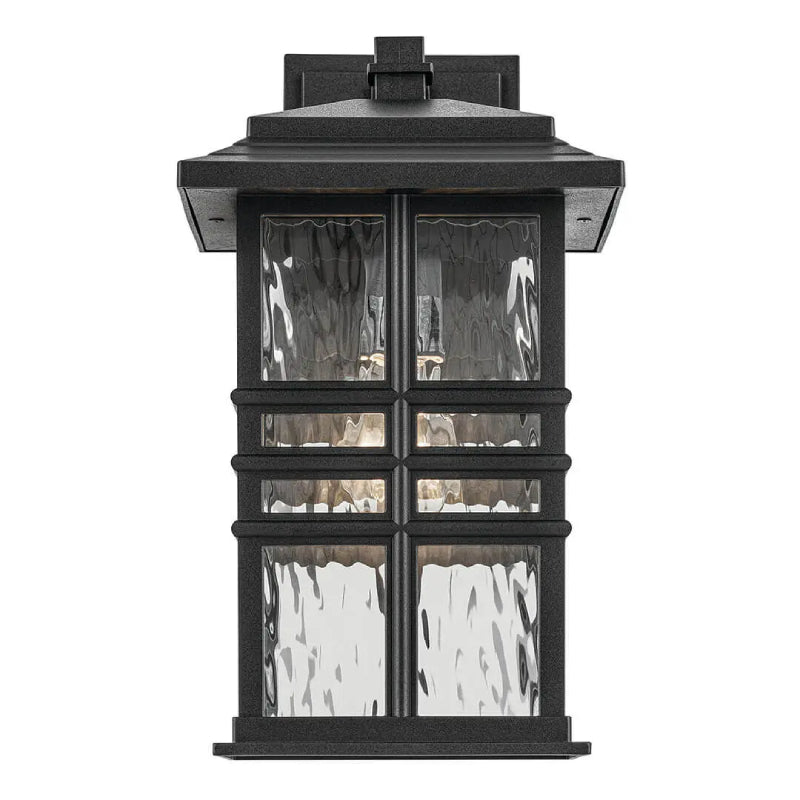 Kichler 49830 Beacon Square 1-lt 14" Tall Outdoor Wall Light - Textured Black