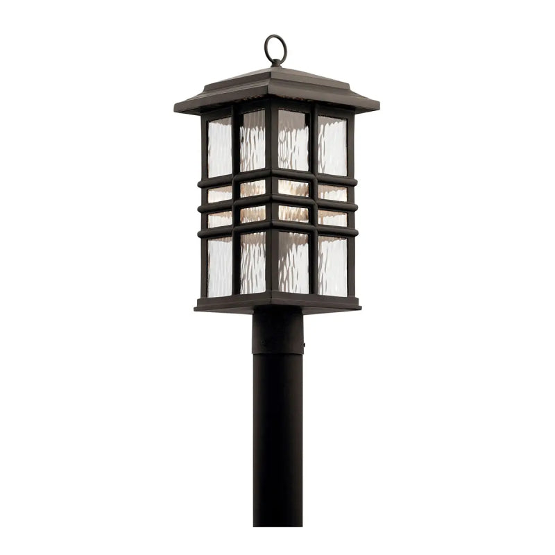 Kichler 49832 Beacon Square 1-lt 21" Tall Outdoor Post Mount - Olde Bronze