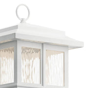 Kichler 49832 Beacon Square 1-lt 21" Tall Outdoor Post Mount - Textured White