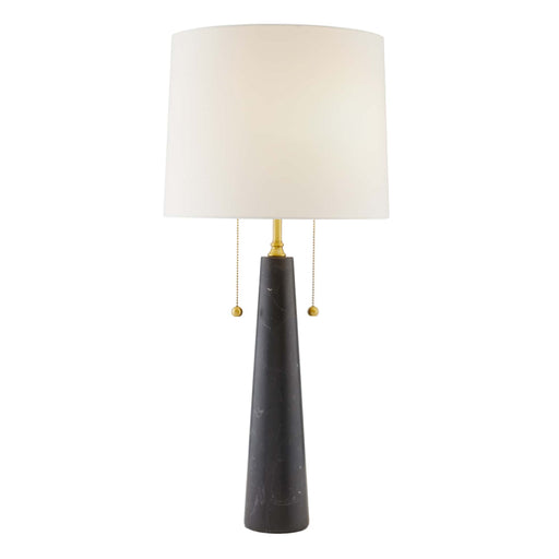 Arteriors Sidney 2-lt 34" Tall Table Lamp - Black Marble