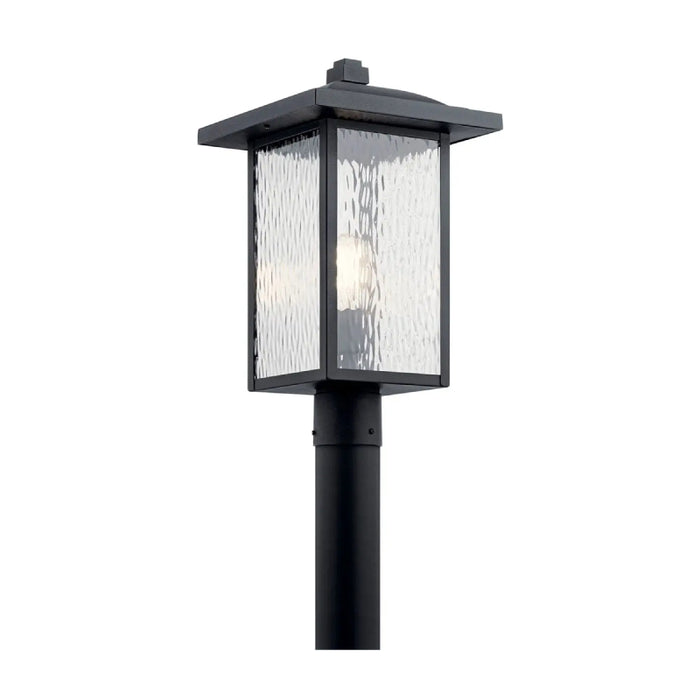 Kichler 49927 Capanna 1-lt 18" Tall Outdoor Post Light - Textured Black