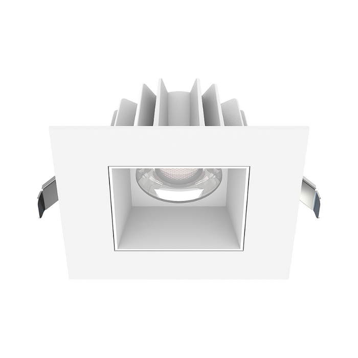 Lotus JXL-COB04-S15W 4" 15W LED Square Economy Recessed Downlight, 5CCT Selectable - Smooth White/White