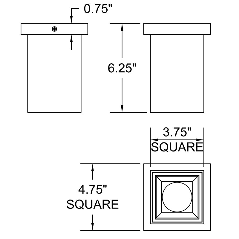 Access 50015 I-Lite 1-lt 6" LED Flush Mount