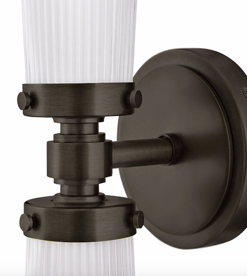 Hinkley 50092-CO Jude 2-lt 24" Tall LED Vanity - Black Oxide
