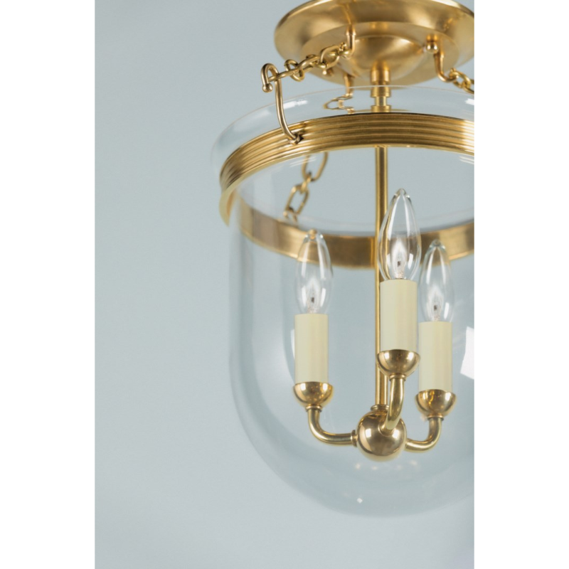 Hudson Valley MDS1600 Rousham 3-lt 13" Semi Flush