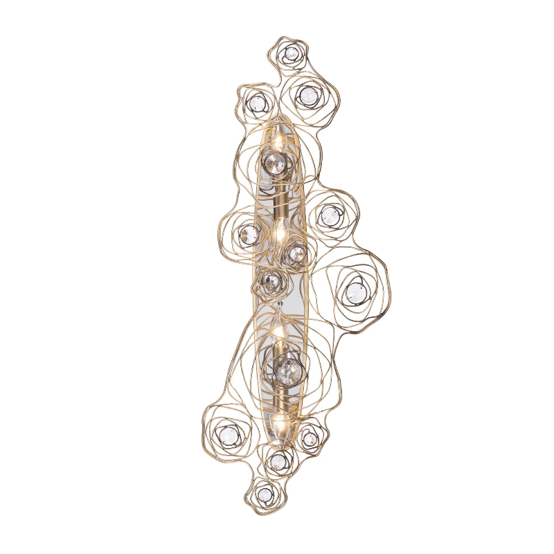 Varaluz 500W04 Ethereal Rose 4-lt 38" Tall Wall Sconce