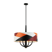 Varaluz 501P04 Patchwork 4-lt 24" Pendant