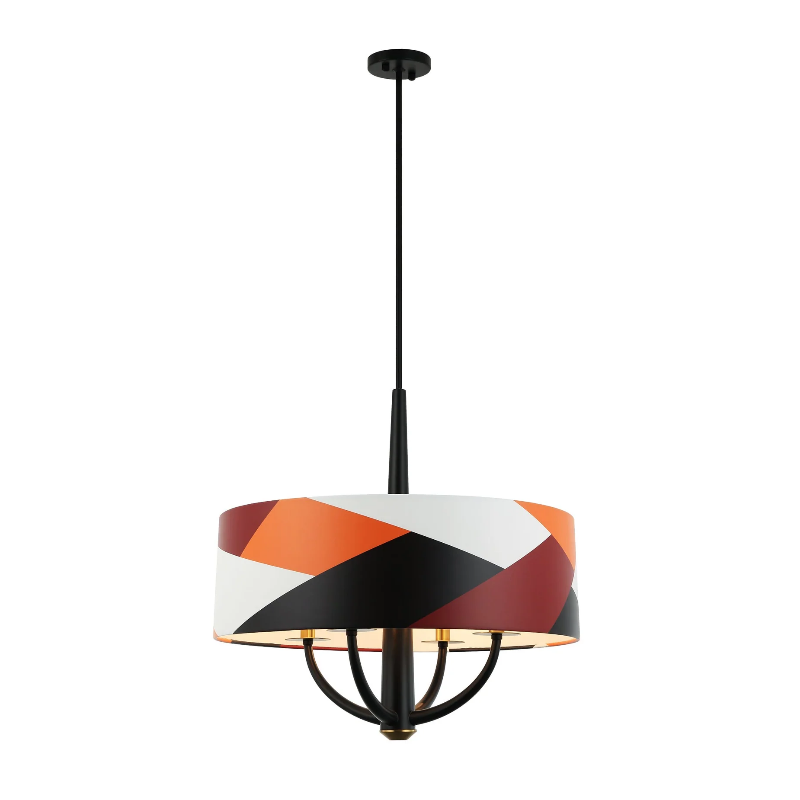 Varaluz 501P04 Patchwork 4-lt 24" Pendant
