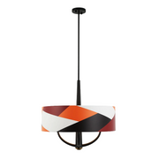 Varaluz 501P04 Patchwork 4-lt 24" Pendant