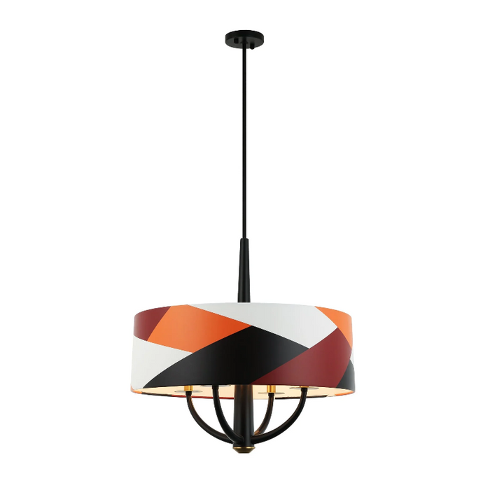 Varaluz 501P04 Patchwork 4-lt 24" Pendant