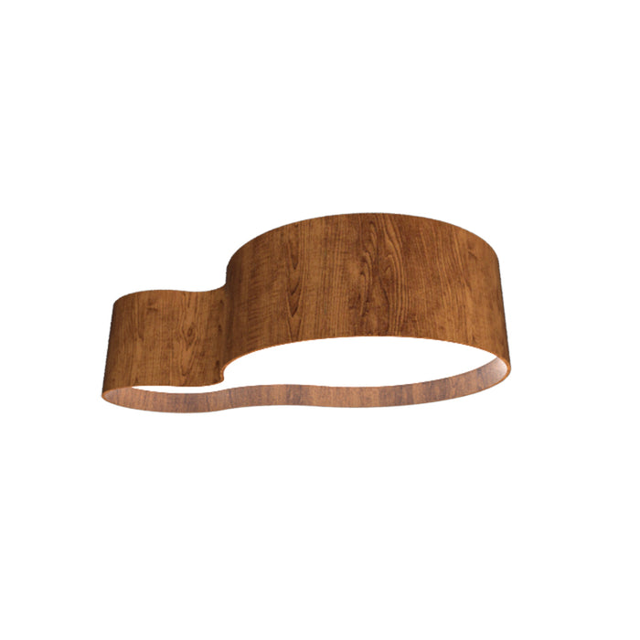 Accord 5064LED Organic 1-lt 33" LED Flush Mount - Imbuia
