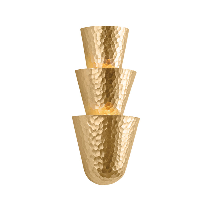 Corbett 508-03 Bucharest 3-lt 18" Tall Wall Sconce - Vintage Gold Leaf