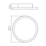 Accord 5090LED Naia 1-lt 21" LED Flush Mount