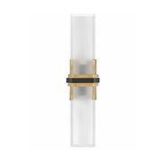 Hinkley 50942 Kipton 2-lt 22" Tall LED Wall Sconce - Heritage Brass with Black accents