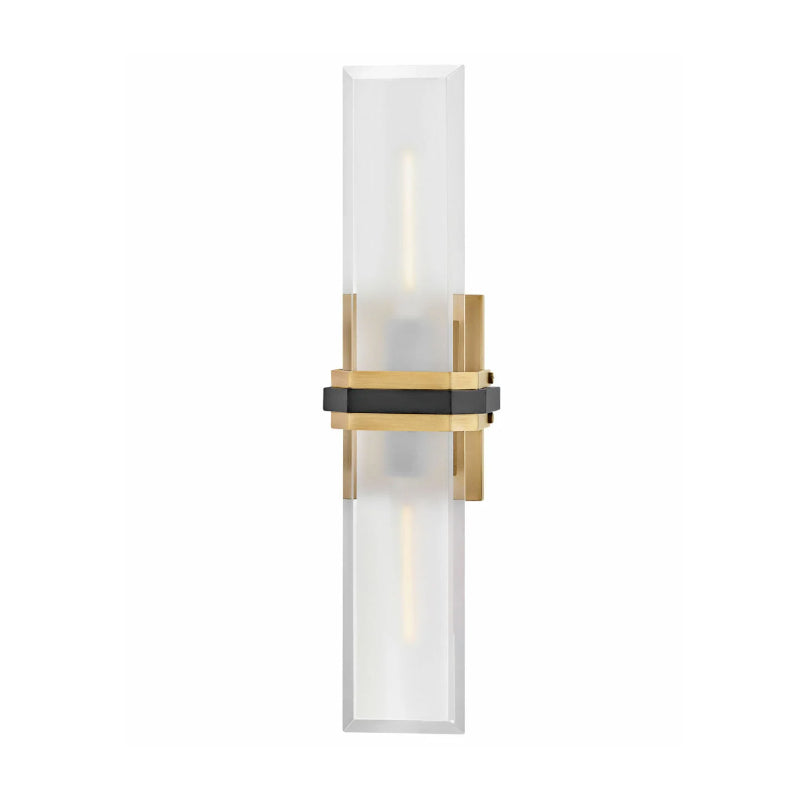 Hinkley 50942 Kipton 2-lt 22" Tall LED Wall Sconce - Heritage Brass with Black accents